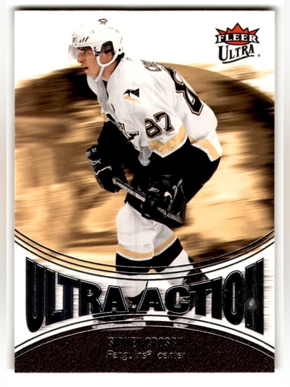 Sidney Crosby 2007/08 Fleer Ultra Pittsburgh Penguins Hockey Card